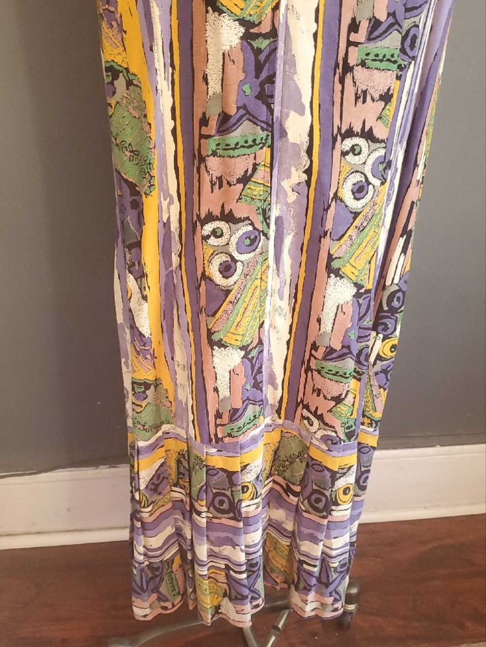 Women’s Purple Floral Dress - Size 18 - Picture 7 of 14